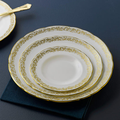 Royal Crown Derby Aves Gold Narrow Band Side Plate (16cm) – alternate official product image