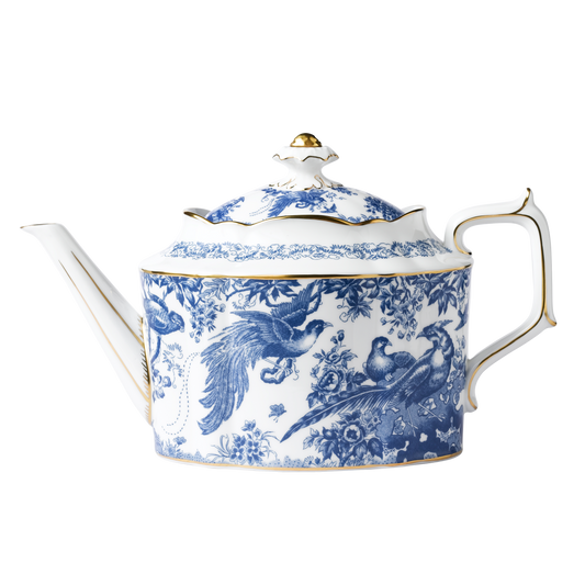 Royal Crown Derby Aves Blue Teapot (1650ml) – official product image