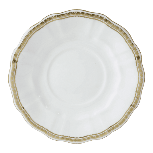 Royal Crown Derby Carlton Gold Sauce Boat Stand (19cm) – official product image