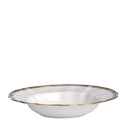 Royal Crown Derby Carlton Gold Rim Soup Bowl (21cm) – official product image