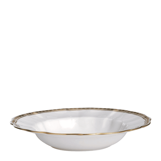 Royal Crown Derby Carlton Gold Rim Soup Bowl (21cm) – official product image