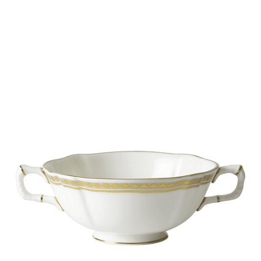 Royal Crown Derby Carlton Gold Cream Soup Cup (340ml) – official product image