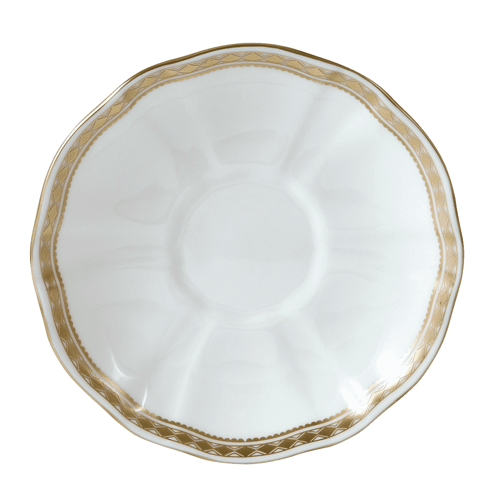 Royal Crown Derby Carlton Gold Tea Saucer (14.5cm) – official product image