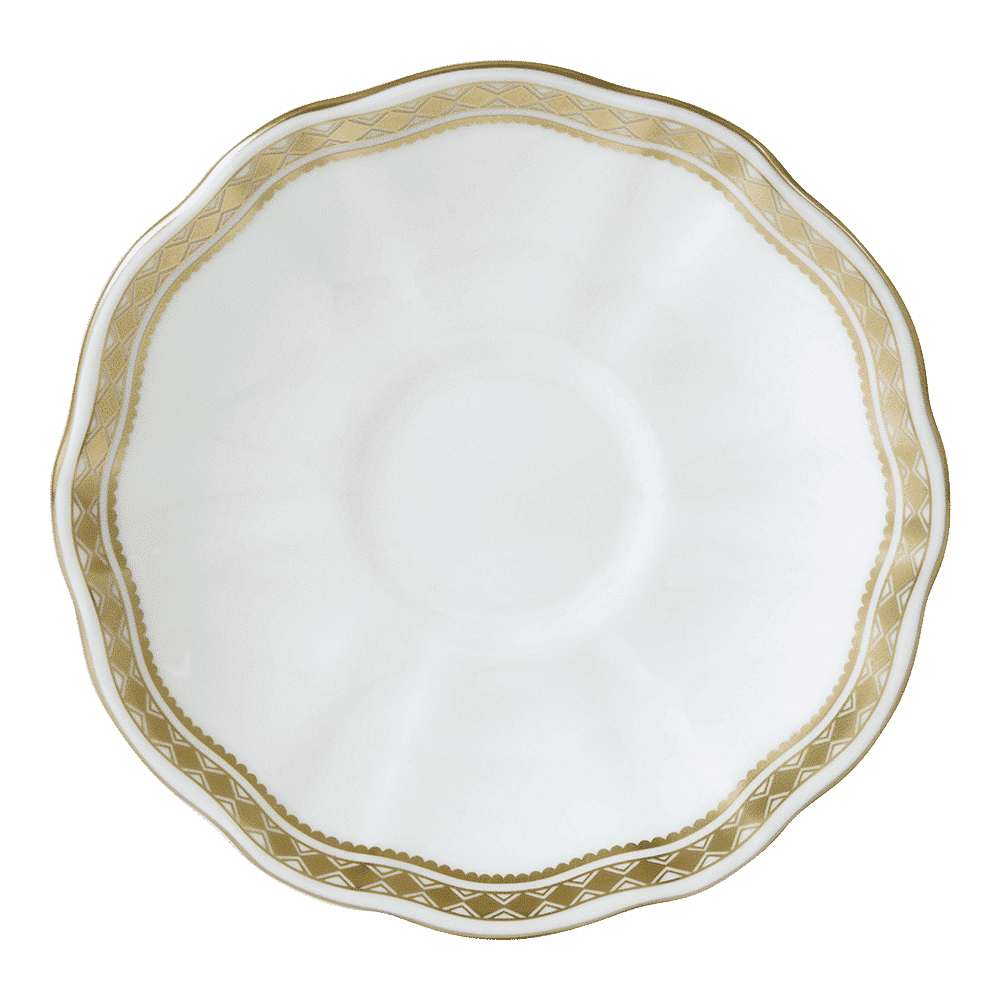 Royal Crown Derby Carlton Gold Coffee Saucer (13cm) – official product image