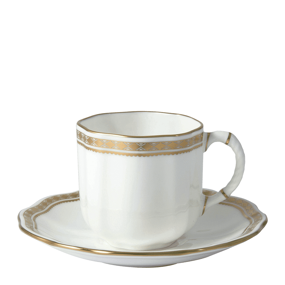Royal Crown Derby Carlton Gold Coffee Saucer (13cm) – alternate official product image