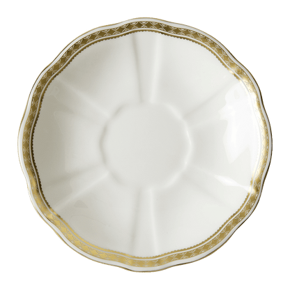 Royal Crown Derby Carlton Gold Cream Soup Saucer (16cm) – official product image