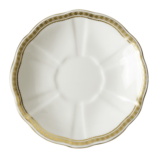 Royal Crown Derby Carlton Gold Cream Soup Saucer (16cm) – official product image