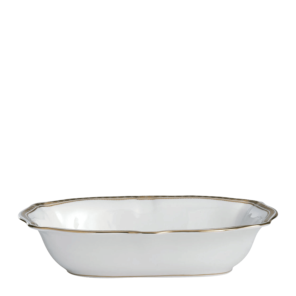 Royal Crown Derby Carlton Gold Open Vegetable Dish (24cm) – official product image
