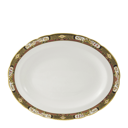 Royal Crown Derby Chelsea Garden Oval Dish (34cm) – official product image
