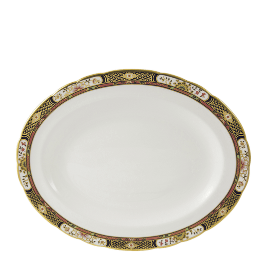 Royal Crown Derby Chelsea Garden Oval Dish (34cm) – official product image