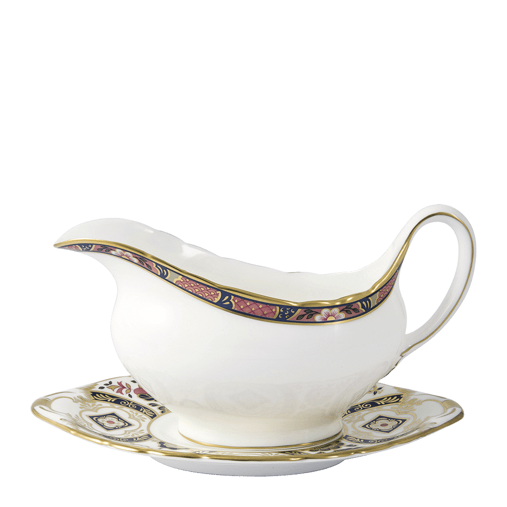 Royal Crown Derby Chelsea Garden Sauce Boat Stand (21cm) – alternate official product image