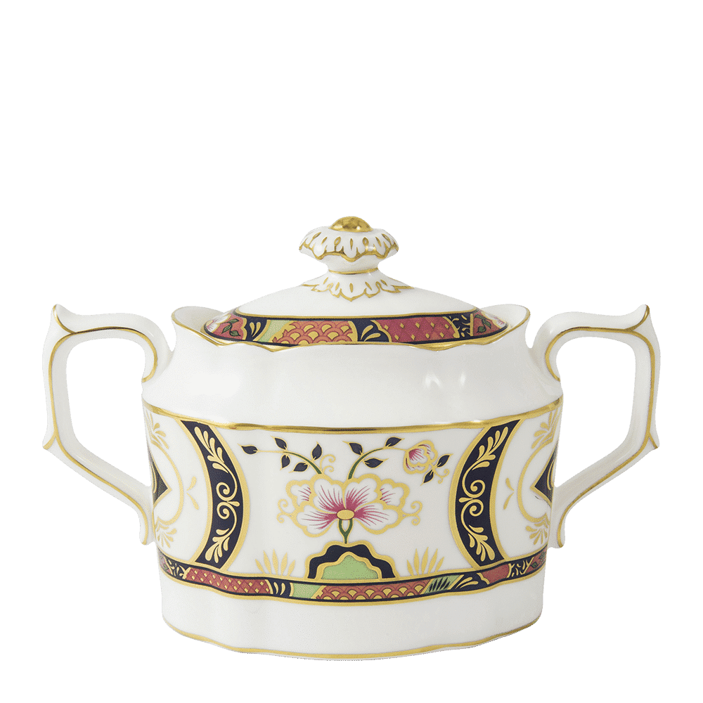 Royal Crown Derby Chelsea Garden Covered Sugar (310ml) – official product image
