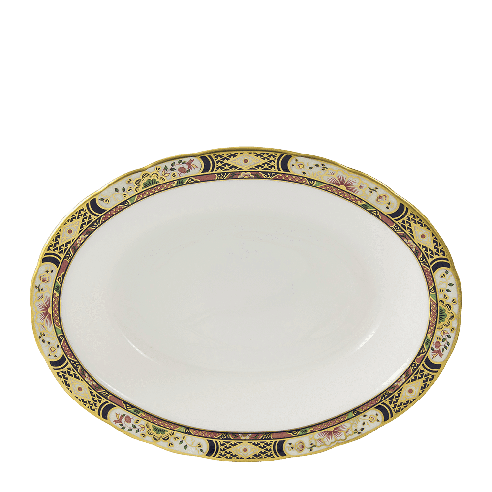 Royal Crown Derby Chelsea Garden Open Vegetable Dish (24cm) – official product image