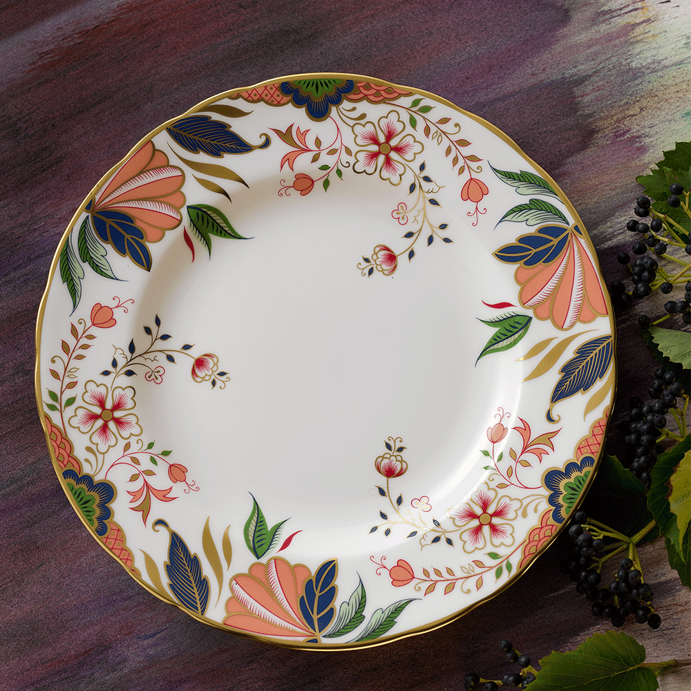 Royal Crown Derby Chelsea Garden Fleur Accent Plate (21cm) – alternate official product image