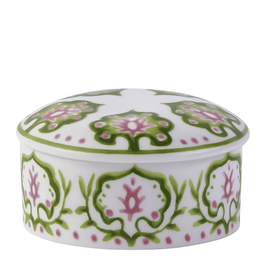 Royal Crown Derby Cobblers Cove Camelot Trinket Box (7cm) – official product image