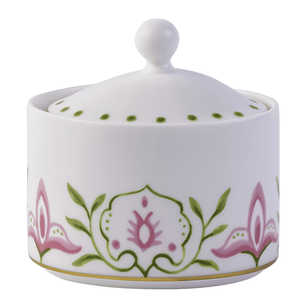 Royal Crown Derby Cobblers Cove Camelot Covered Sugar (170ml) – official product image