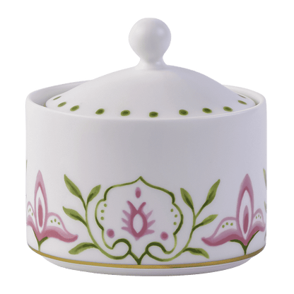 Royal Crown Derby Cobblers Cove Camelot Covered Sugar (170ml) – official product image