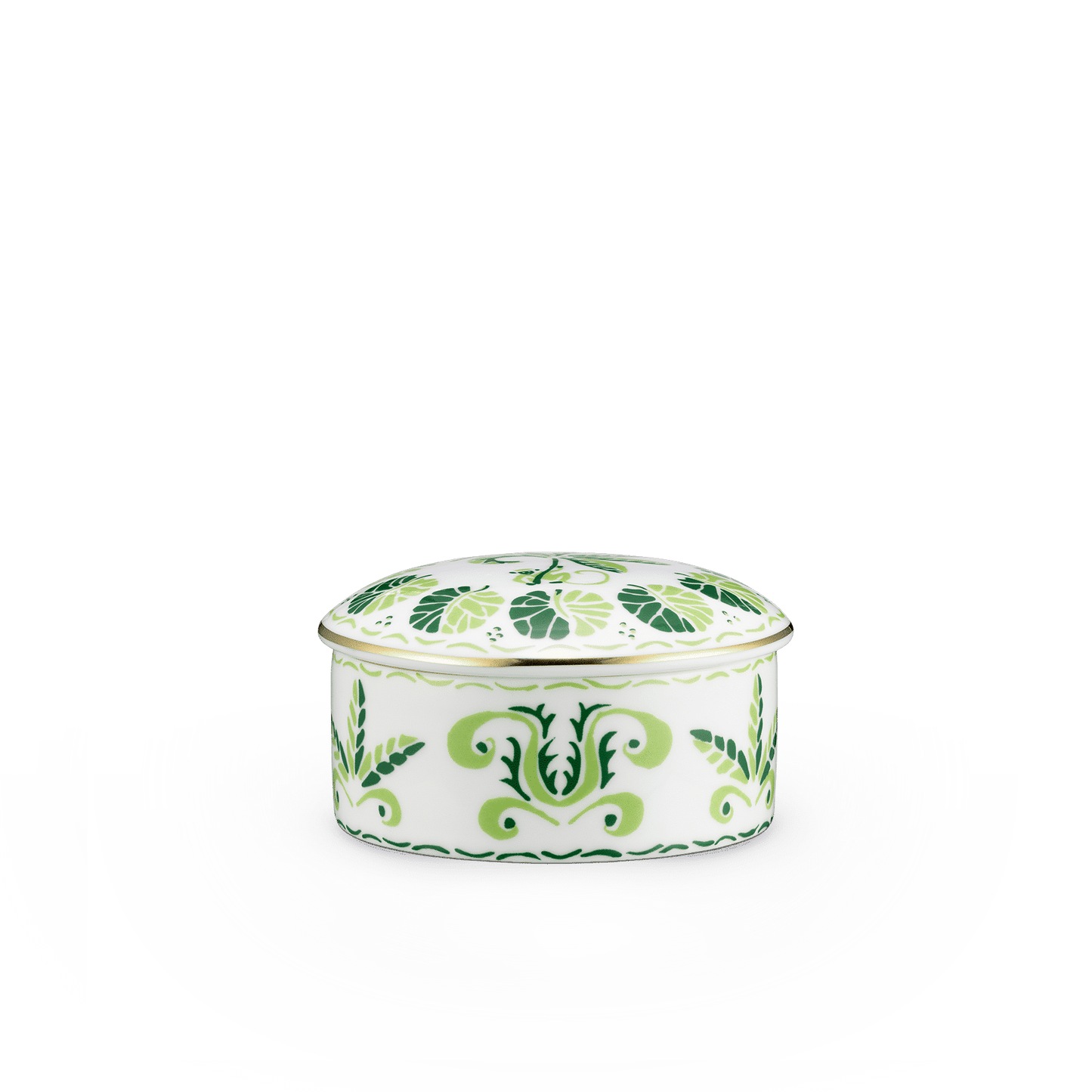 Royal Crown Derby Cobblers Cove Calypso Round Box (7cm) – alternate official product image