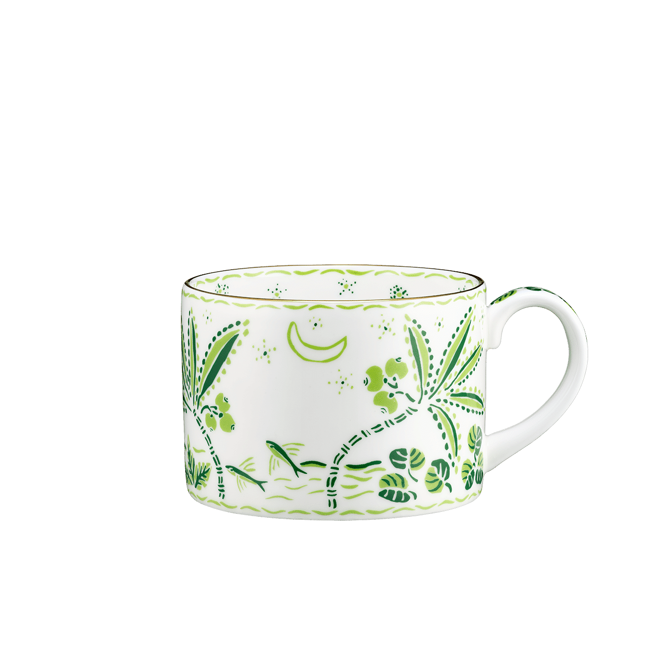 Royal Crown Derby Cobblers Cove Calypso Teacup (225ml) – official product image