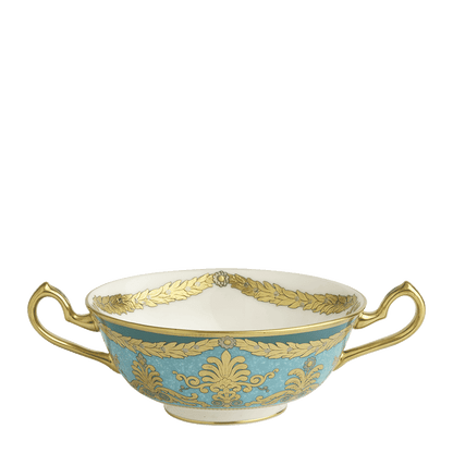 Royal Crown Derby Turquoise Palace Cream Soup Cup (280ml) – official product image