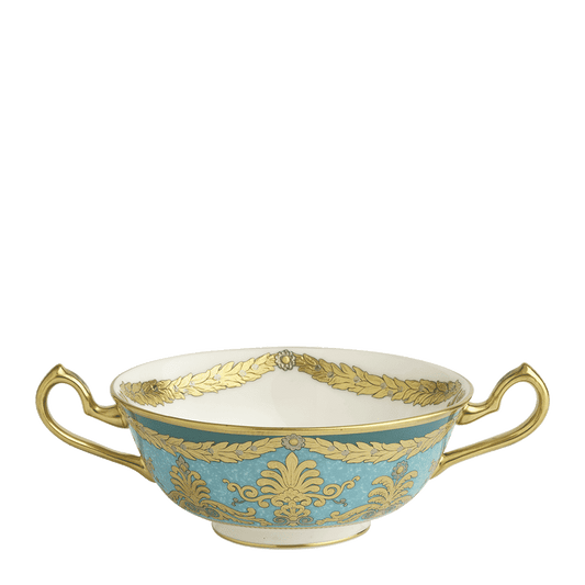 Royal Crown Derby Turquoise Palace Cream Soup Cup (280ml) – official product image