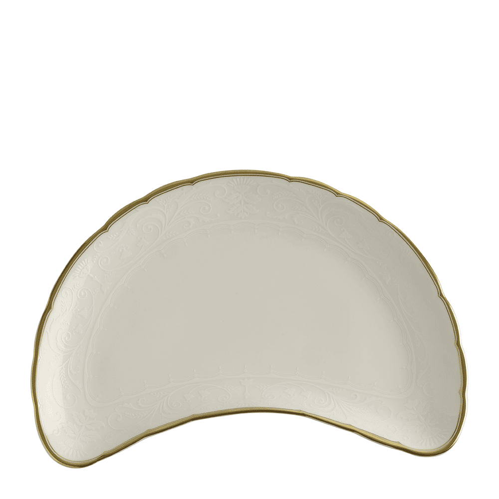 Royal Crown Derby Darley Abbey Pure Gold Crescent Salad Plate (22cm) – official product image