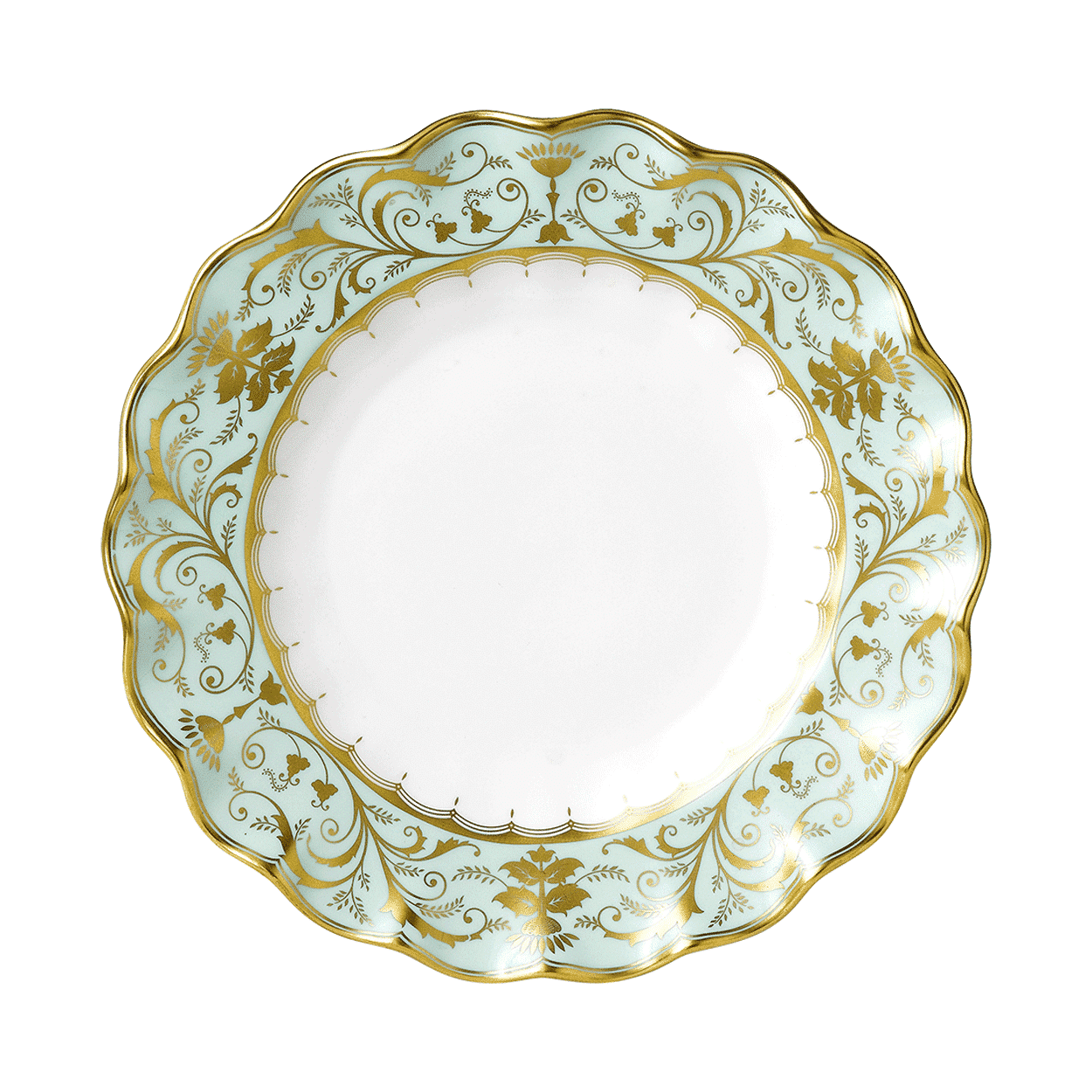 Royal Crown Derby Darley Abbey Fluted Dessert Plate (22cm) – official product image