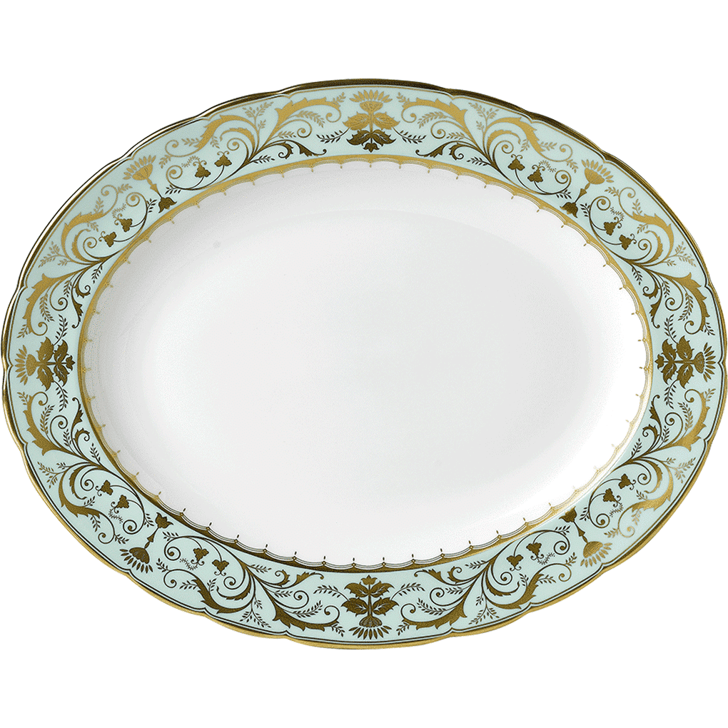 Royal Crown Derby Darley Abbey Oval Dish (41cm) – official product image