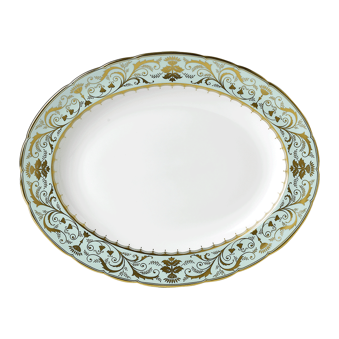 Royal Crown Derby Darley Abbey Oval Dish (34cm) – official product image