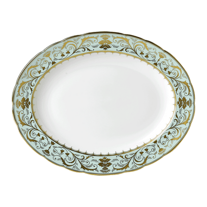 Royal Crown Derby Darley Abbey Oval Dish (34cm) – official product image