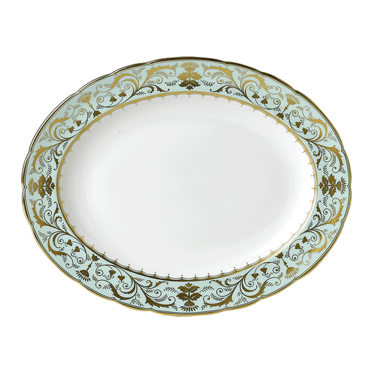 Royal Crown Derby Darley Abbey Oval Dish (34cm) – official product image
