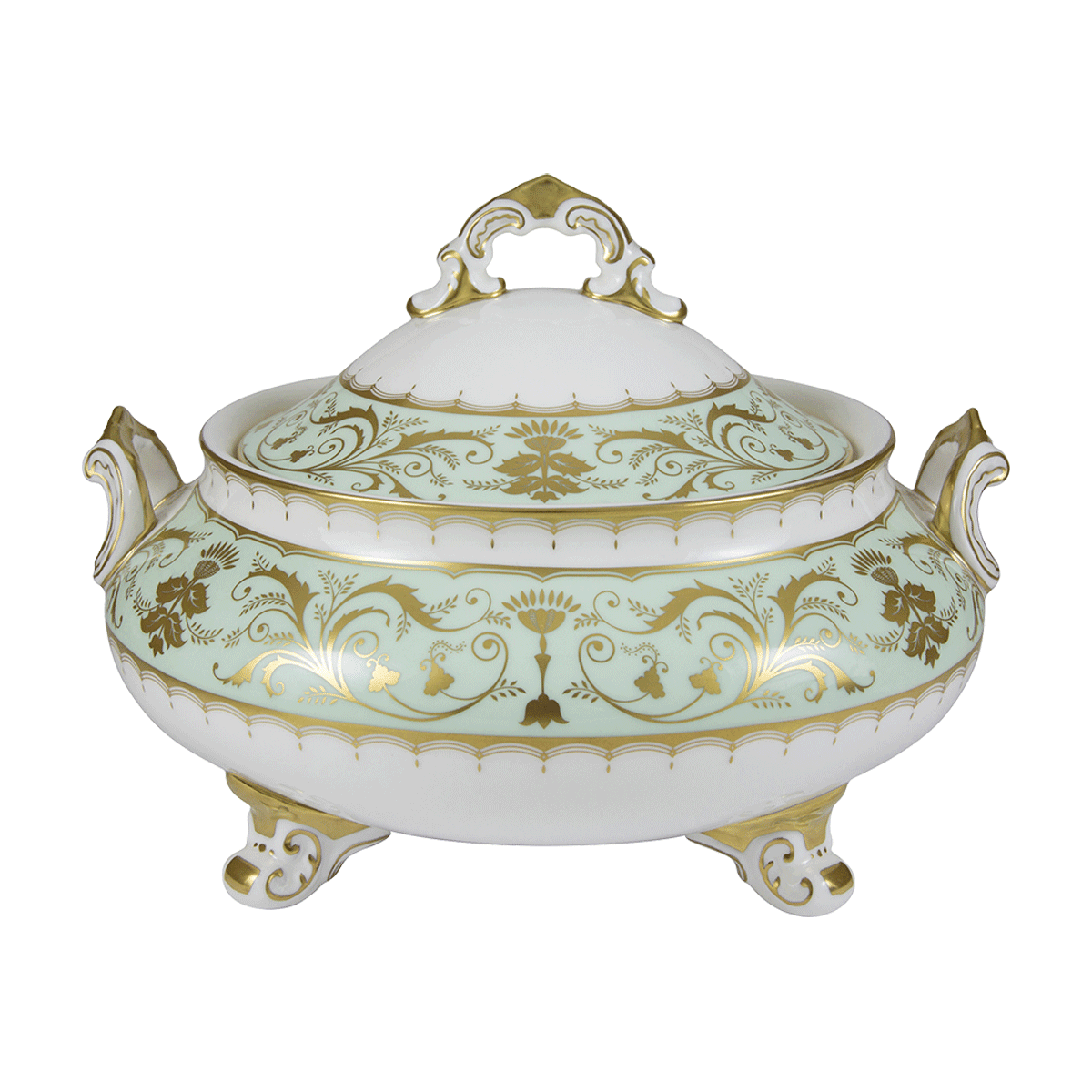 Royal Crown Derby Darley Abbey Covered Vegetable Dish (1700ml) – official product image
