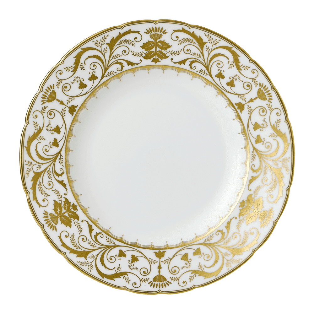 Royal Crown Derby Darley Abbey White Salad Plate (21cm) – official product image