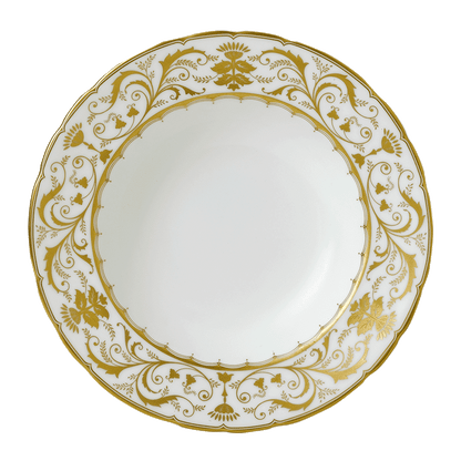 Royal Crown Derby Darley Abbey White Rim Soup Bowl (21cm) – official product image