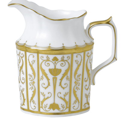 Royal Crown Derby Darley Abbey White Cream Jug (280ml) – official product image