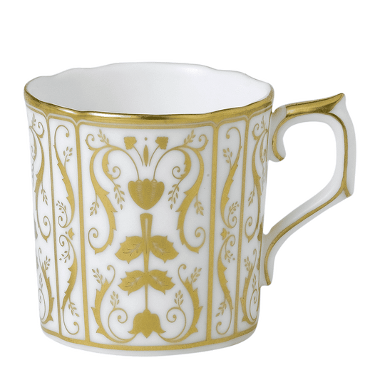Royal Crown Derby Darley Abbey White Coffee Cup (85ml) – official product image