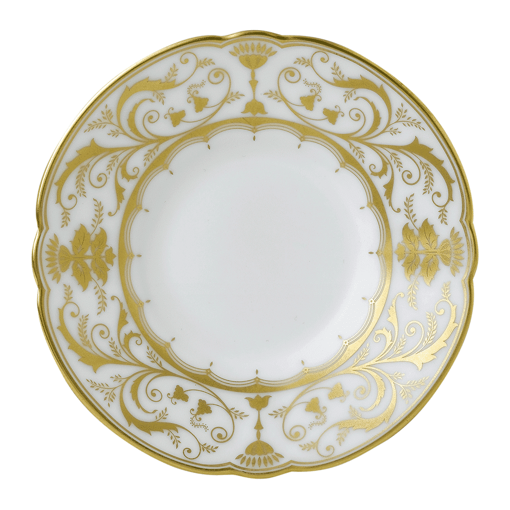 Royal Crown Derby Darley Abbey White Coffee Saucer (12cm) – official product image