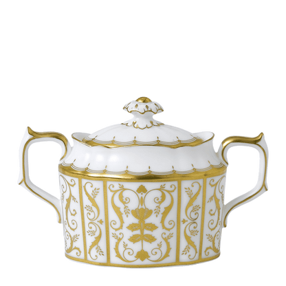 Royal Crown Derby Darley Abbey White Covered Sugar (310ml) – official product image