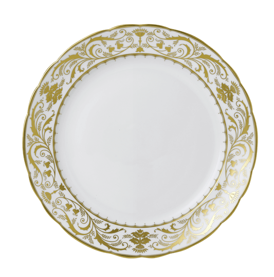 Royal Crown Derby Darley Abbey White Chop Dish (35cm) – official product image