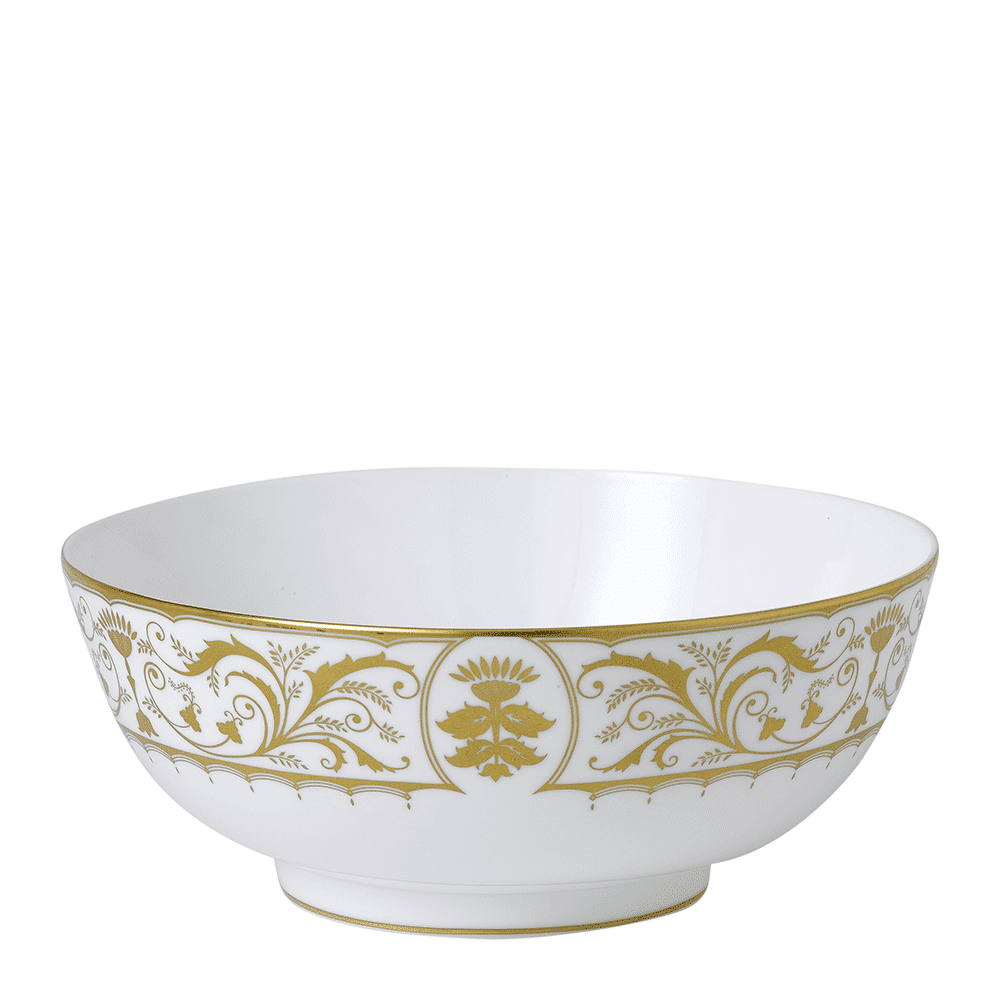 Royal Crown Derby Darley Abbey White Salad Bowl (2000ml) – official product image