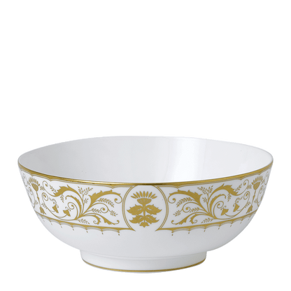 Royal Crown Derby Darley Abbey White Salad Bowl (2000ml) – official product image