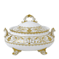 Royal Crown Derby Darley Abbey White Covered Vegetable Dish (1700ml) – official product image