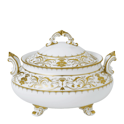 Royal Crown Derby Darley Abbey White Soup Tureen (3700ml) – official product image
