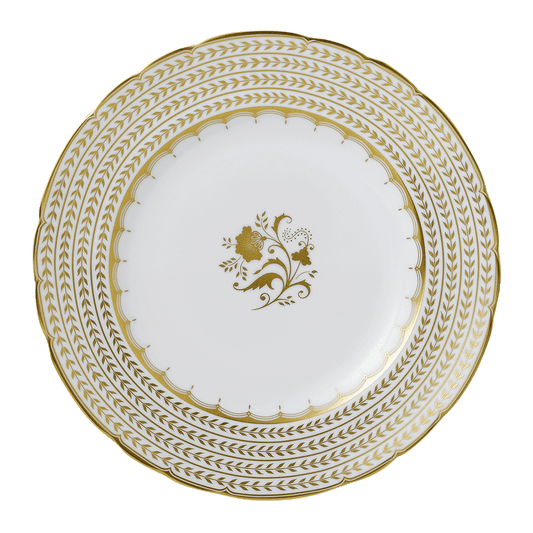 Royal Crown Derby Darley Abbey White Accent Plate (21cm) – official product image