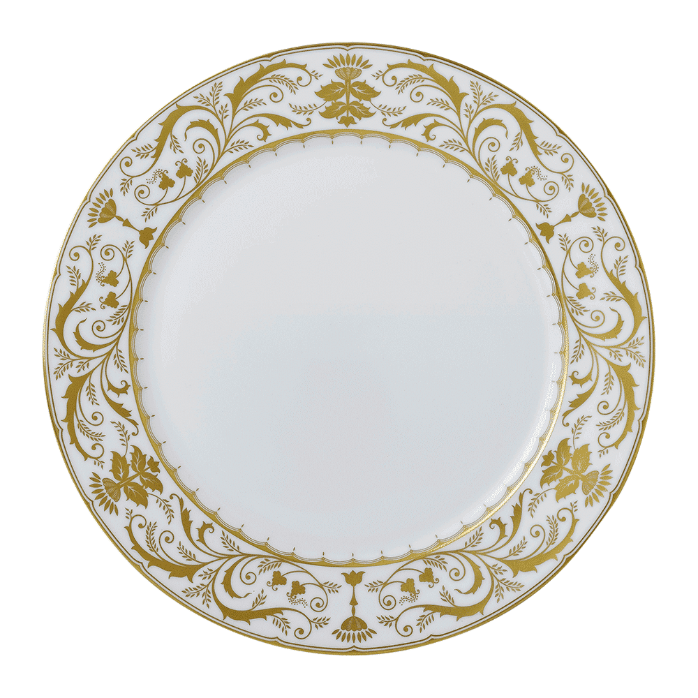 Royal Crown Derby Darley Abbey White Charger Plate (30cm) – official product image