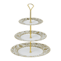 Royal Crown Derby Darley Abbey White Three Tier Cake Stand (34cm) – official product image