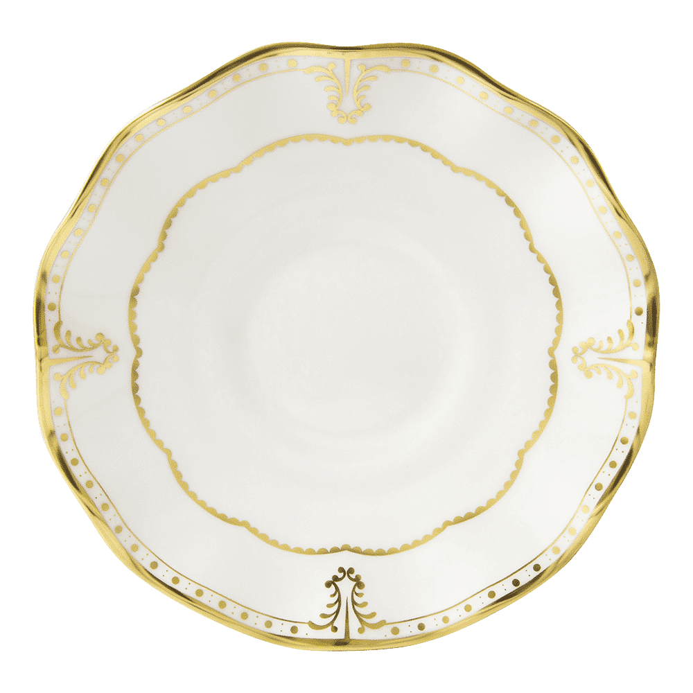 Royal Crown Derby Elizabeth Gold Tea Saucer (15cm) – official product image
