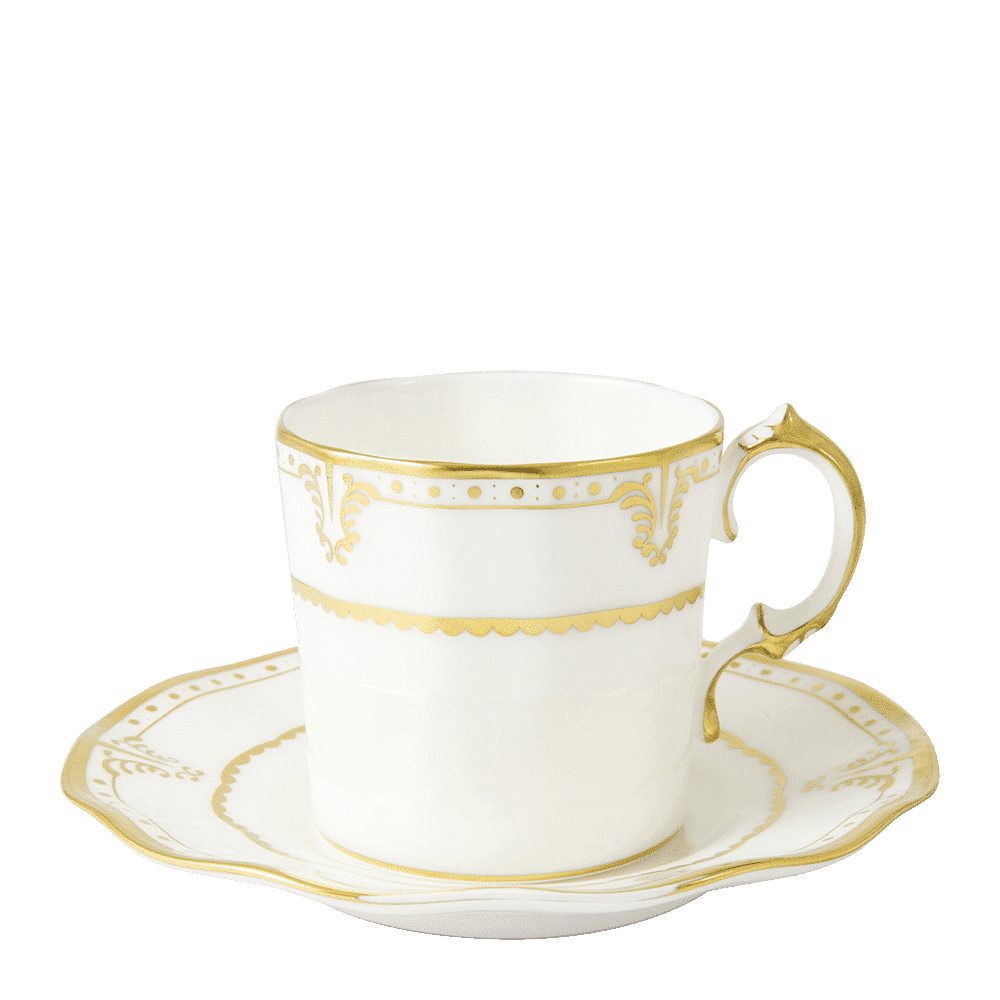 Royal Crown Derby Elizabeth Gold Coffee Cup (85ml) – alternate official product image