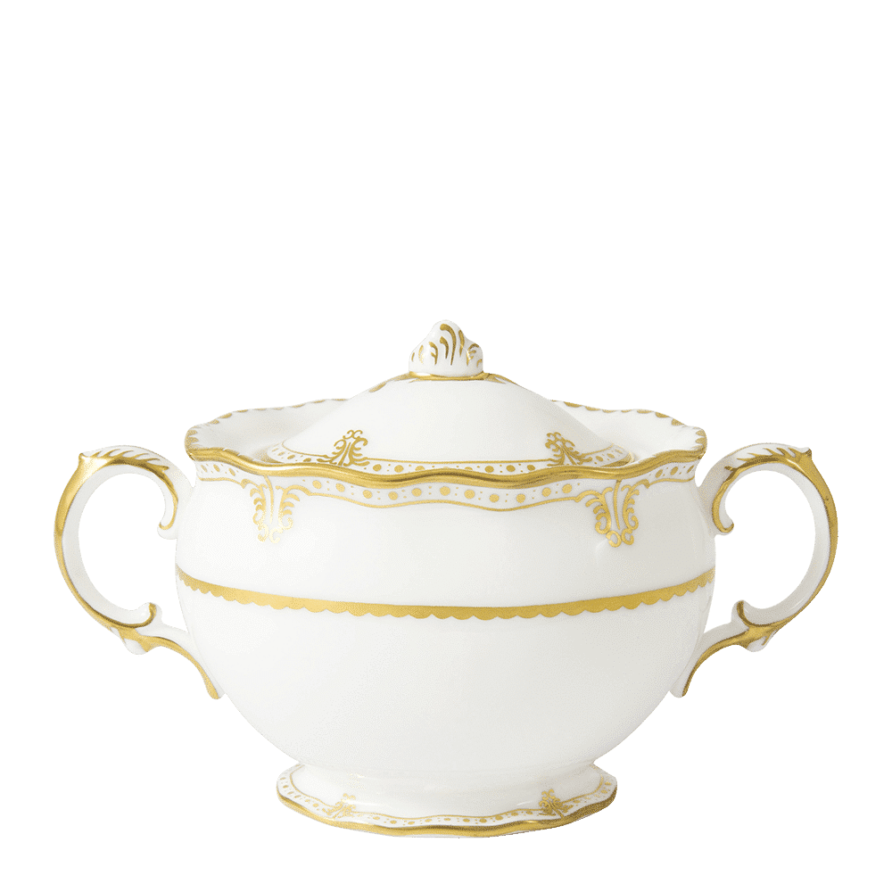 Royal Crown Derby Elizabeth Gold Covered Sugar (310ml) – official product image