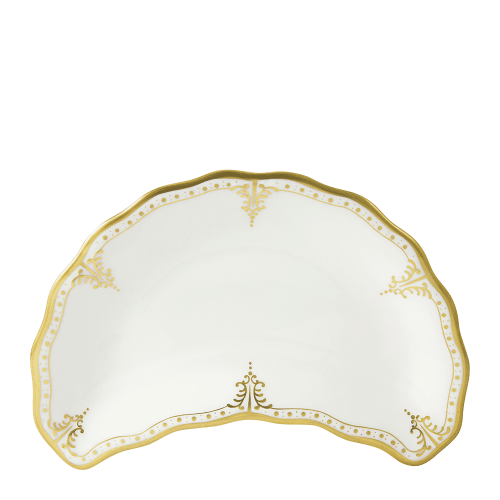 Royal Crown Derby Elizabeth Gold Crescent Salad Plate (21cm) – official product image